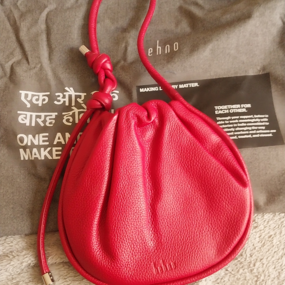 Red Leather Women's Bag
